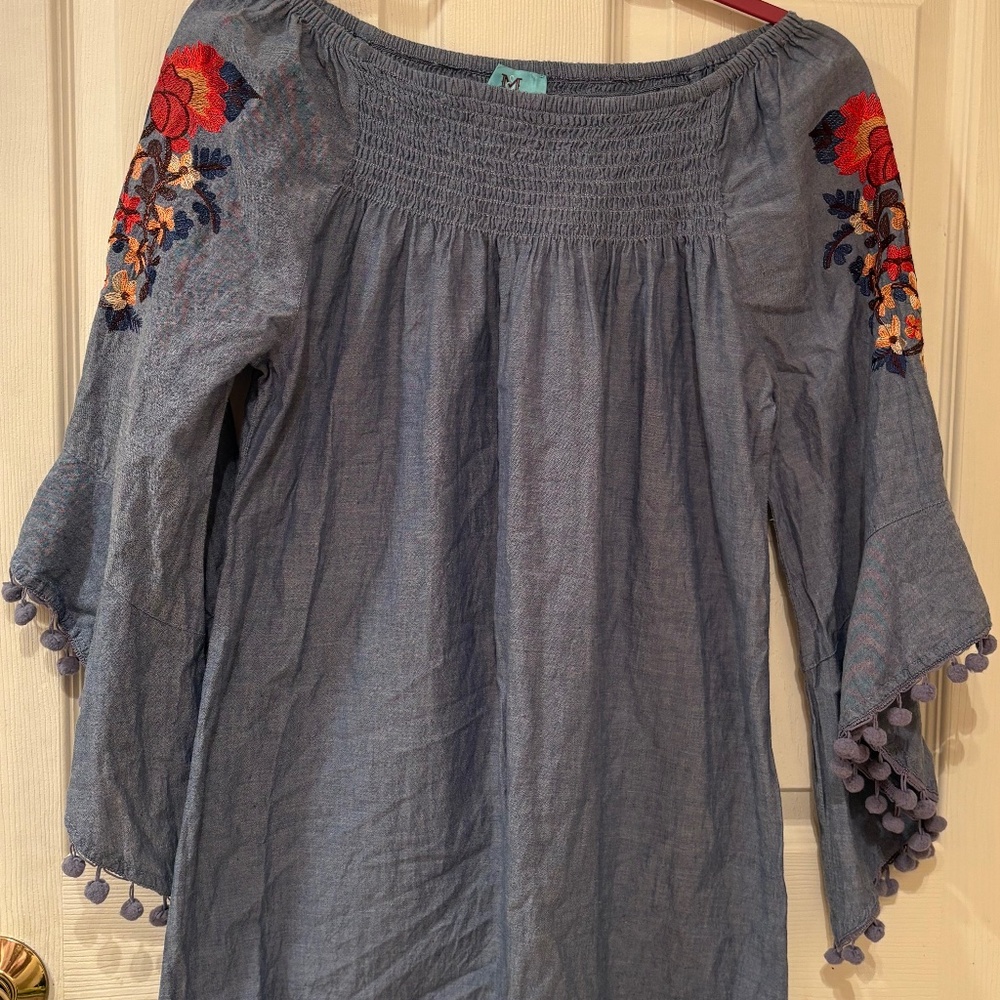 South Main embroidered  dress